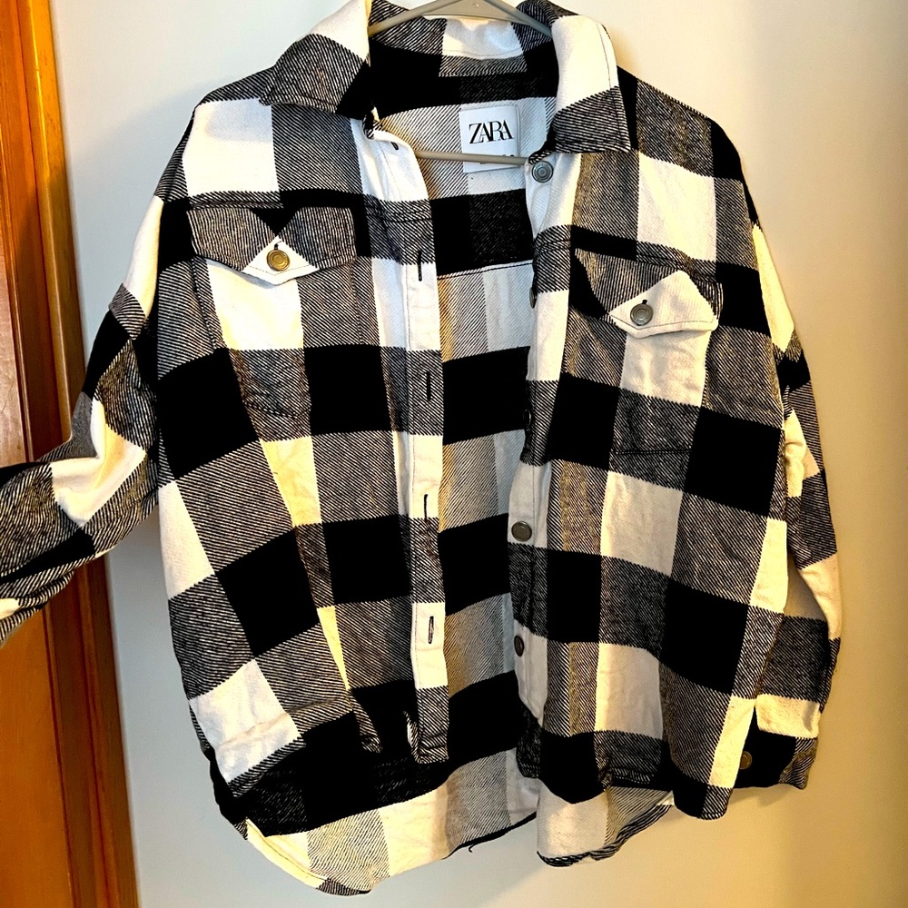Zara shirt jacket